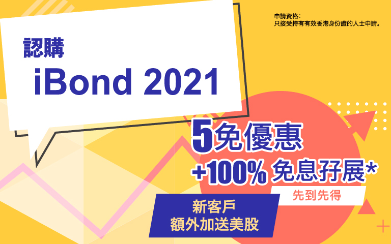 認購iBond 2021新股優惠